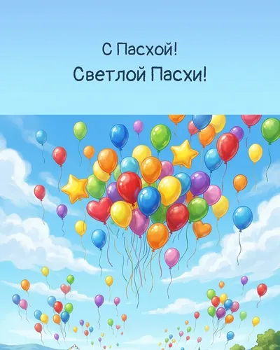 открытка со светлой пасхой — винтажная картинка с ангелом и пасхальным яйцом